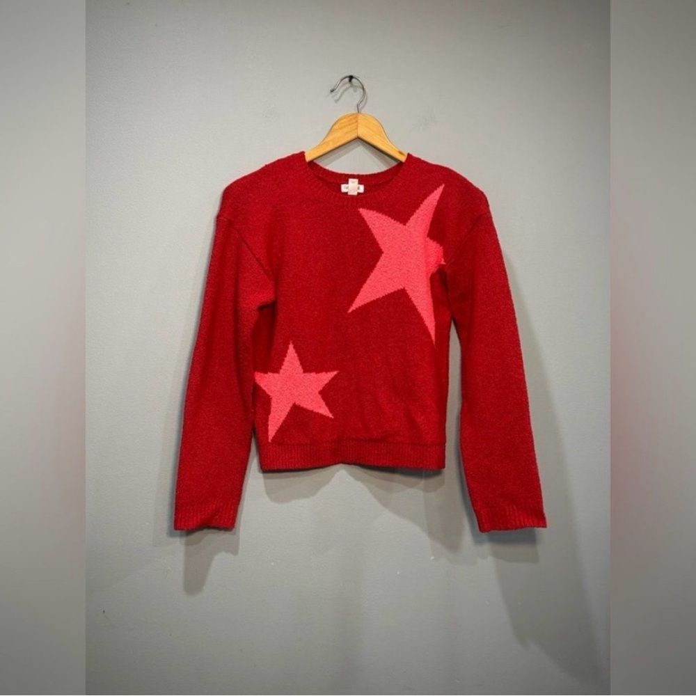 SALE! Girls’ Red Cat & Jack Star Sweater Size 14 EUC